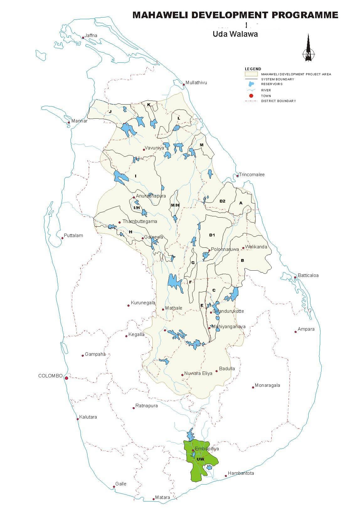 মানচিত্র ট্যাংকের মধ্যে শ্রীলঙ্কা