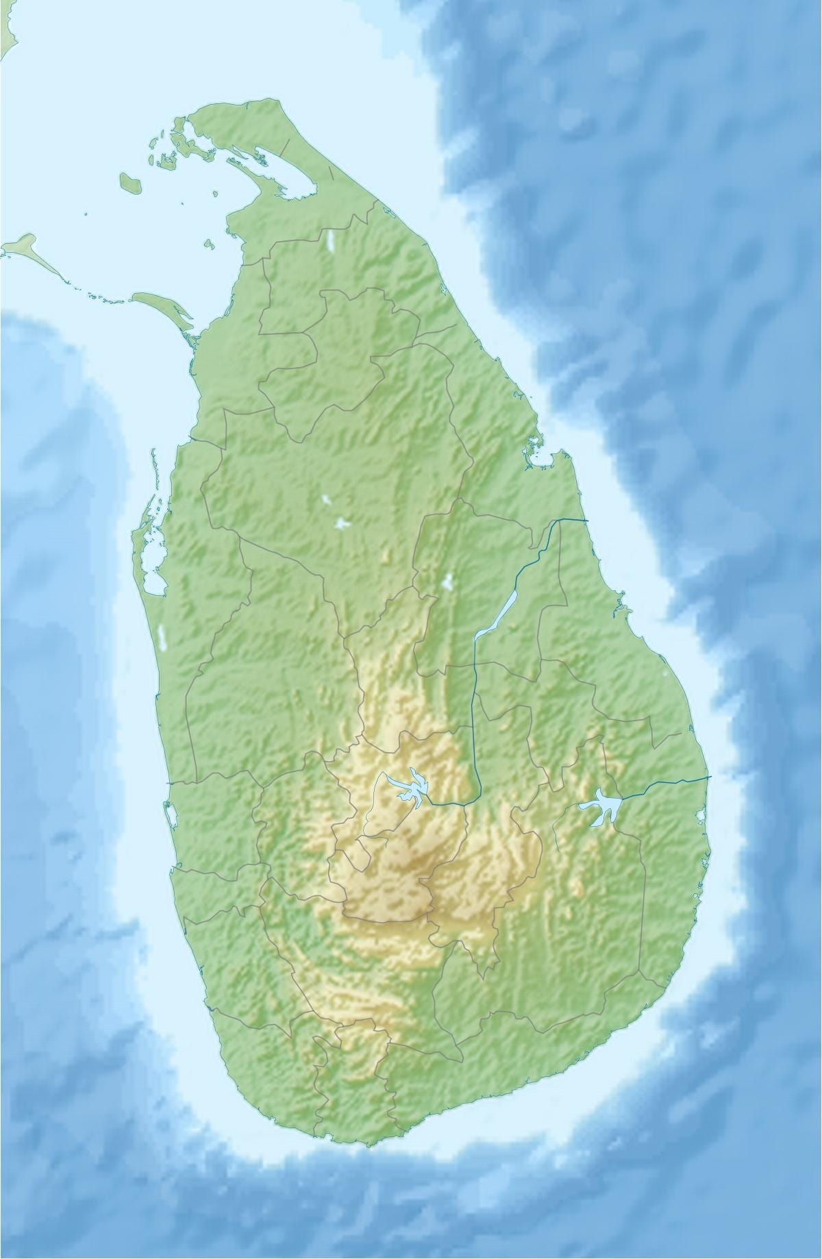 মানচিত্র পৃথিবীর মানচিত্র শ্রীলঙ্কা