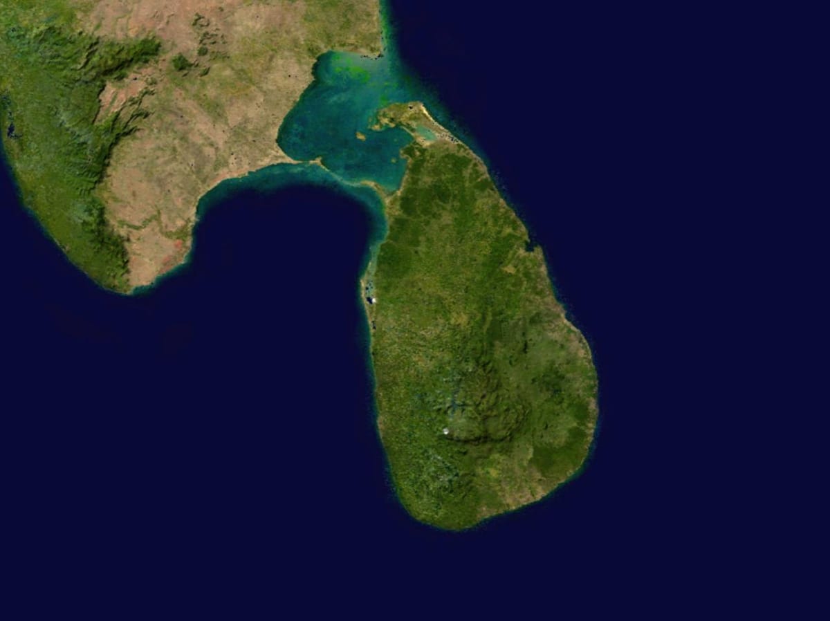 অনলাইন উপগ্রহ মানচিত্র, শ্রীলঙ্কা