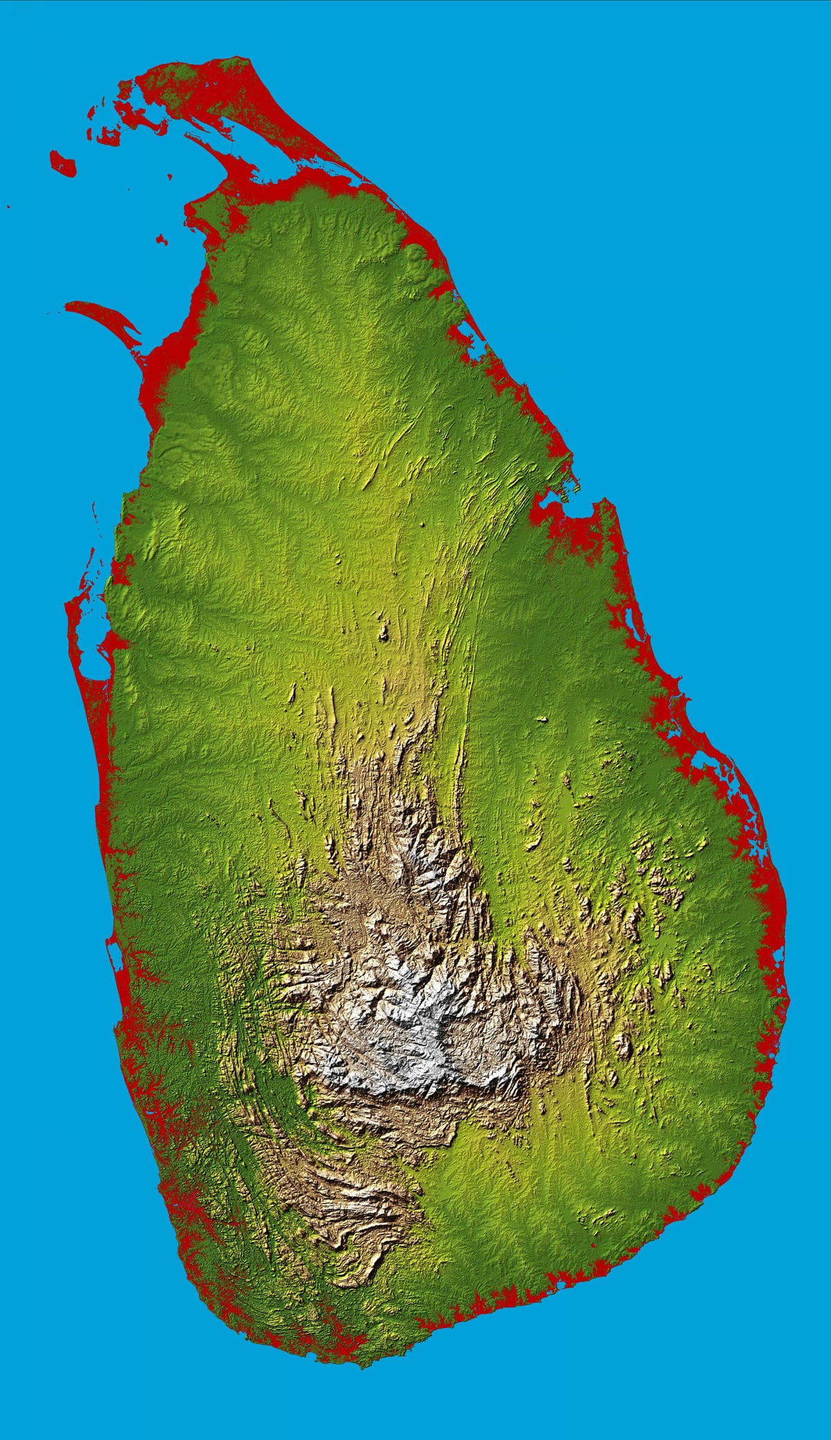 মানচিত্র শ্রীলঙ্কা 3d