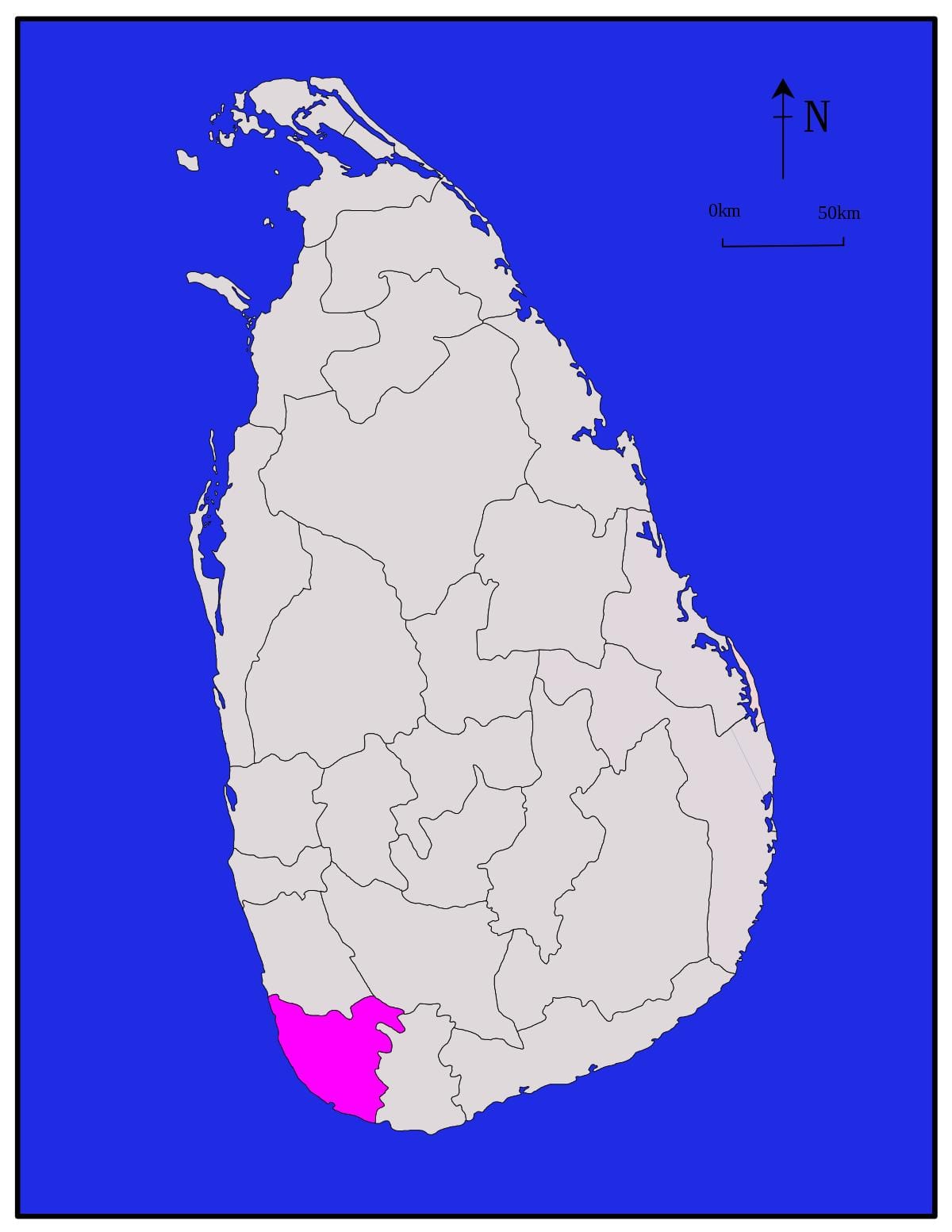 মানচিত্র galle, শ্রীলঙ্কা