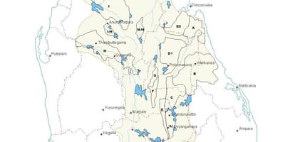 মানচিত্র ট্যাংকের মধ্যে শ্রীলঙ্কা