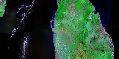 লাইভ উপগ্রহ মানচিত্র, শ্রীলঙ্কা