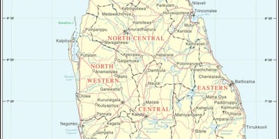 বিমানবন্দর শ্রীলঙ্কা মানচিত্র