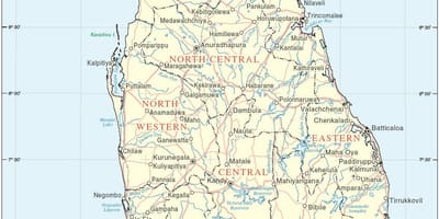 শ্রীলঙ্কা ম্যাপ এইচডি